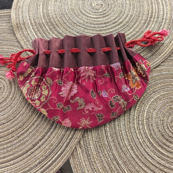 Vintage Brocade Drawcord Evening Bag EUC - Picture 5 of 11